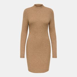 Robe Maille Ajustée Kattie Col Montant Manches Longues Femme Only