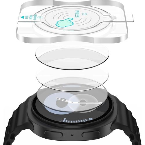 Jgd-3 Packs De Protections D'écran Pour Samsung Galaxy Watch 8 44mm,Film De Protection En Verre Trempé Pour Galaxy Watch8 44mm