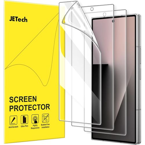 JGD-Avant Protection D'écran pour Samsung Galaxy Z Fold 7 2025, Couverture Complète Film PET, Compatible Coque, HD Transparent, Lot de 3