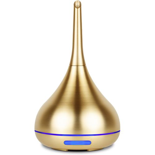 Jgd-Aerosoul® Diffuseur Huiles Essentielles 100ml, Diffuseur Ultrasonique D'huile Essentielle Design Élégant, Usb, Auto-Off, Brouillard 6h, Diffuseur Aromatherapie, Plastique Aspect Or 