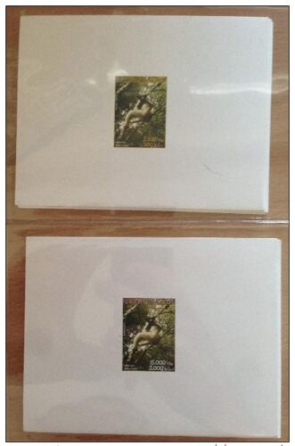 Madagascar Madagaskar 2003 Epreuve De Luxe Proof Faune Fauna Lemur Lemurien Animals