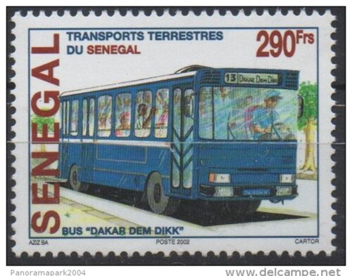 Senegal 2002/2004 - 290 F Car Bus Autobus Omnibus "Dakar Dem Dikk" Transports ** Mnh Rare Scarce