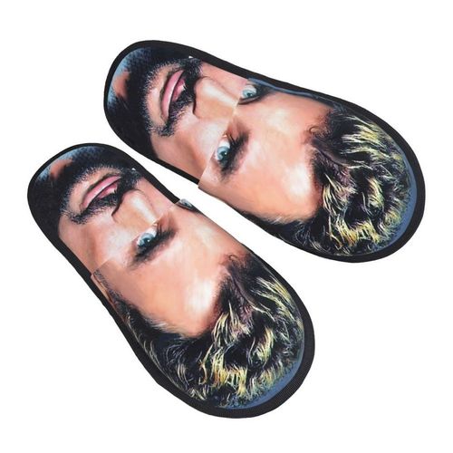 Pantoufles Johnny Hallyday - Collector Taille L 40-45 Livraison Offerte - 24 Modèles Disponibles
