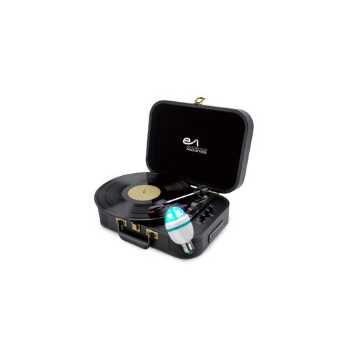 Platine Vinyle Tourne-disque Evidence Acoustics EA-PL100-BK - Haut-parleurs 20W PMPO - 33 45 78 - Bluetooth, USB, Lumière DIAMS