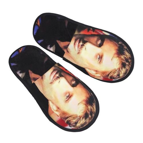 Pantoufles Johnny Hallyday - Collector Taille L 40-45 Livraison Offerte - 24 Modèles Disponibles