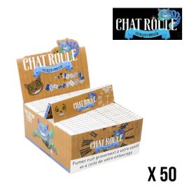 FEUILLES A ROULER CHAT ROULE SLIM NON BLANCHIES X50
