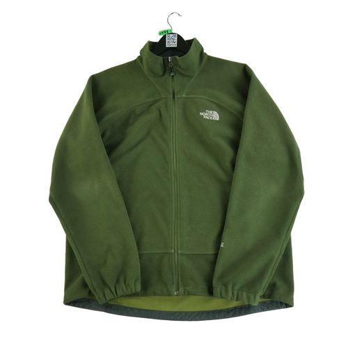 Reconditionné - Veste Polaires Homme Manches Longues Vert The North Face - Col Montant - Taille Xl - Homme - Vert