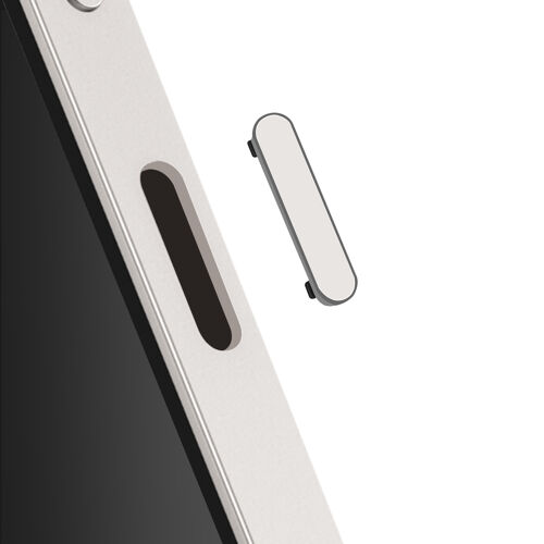 Bouton Power de Remplacement pour Galaxy S25 Ultra Service Pack Samsung Gris