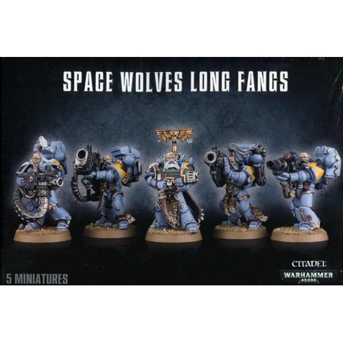 Warhammer 40k - Games Workshop - Space Wolves Long Fangs / Longs Crocs