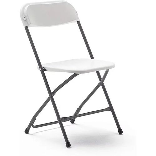Chaise Pliante En Résine - Marbueno Summer - Blanc - 44x44x79 Cm - Pliable - Moderne - Nettoyage Facile