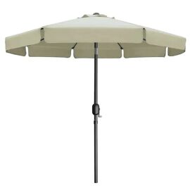 Parasol Octogonal - Marbueno Summer - D300 Cm - Beige - Polyester - 8 Baleines - Acier - Résistant À La Rouille