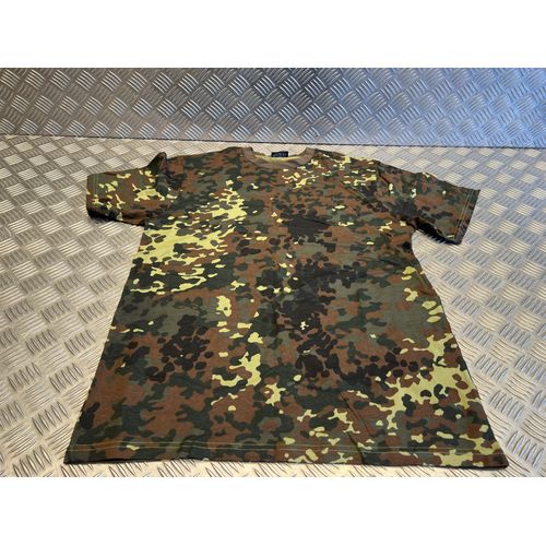 T Shirt Mil-Tec Camo Bw Flecktarn Neuf 11012071
