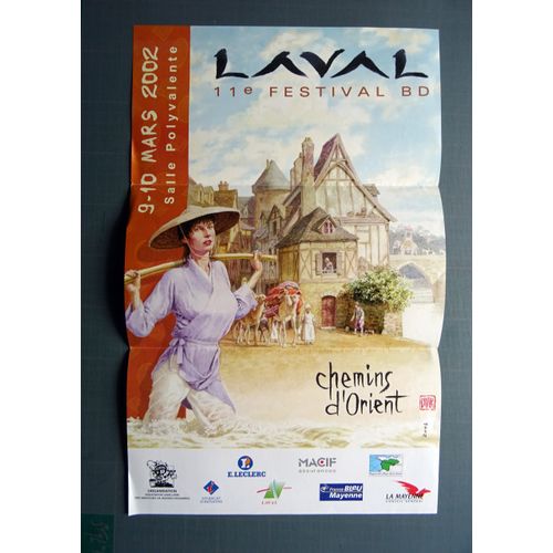 Vink Chemins D'Orient Affiche Festival Bd Laval 2002