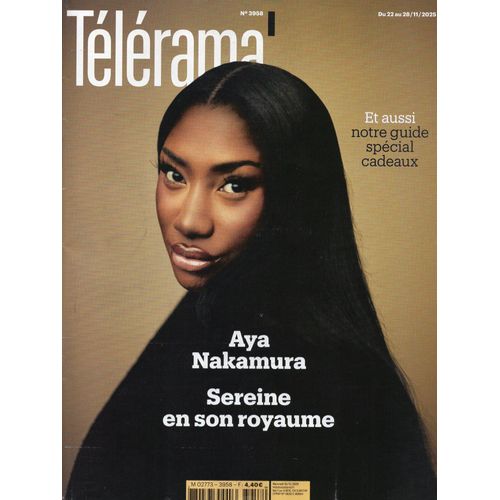 Télérama 3958 : Aya Nakamura. Shoah. Sylvain Creuzevault. Dossier 137. Vince Gilligan. Pluribus. La Silicon Valley. Claire Castillon. The Brotherhood. L'Écriture Par Fragments. La Fuite En Avant.