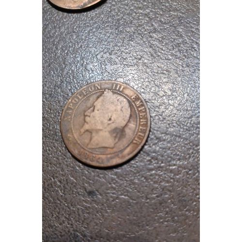 Vend Pièce Italienne 1864 Napoléon Empereur Empire Français 10 Centimes