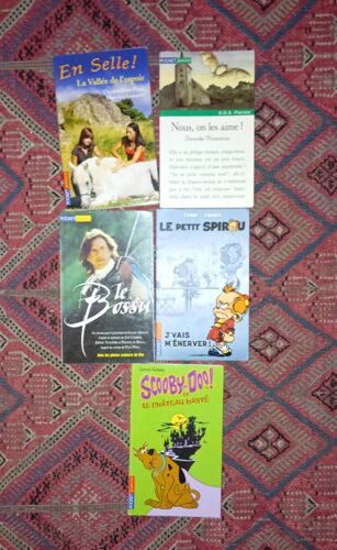 Lot De 5 Pocket Junior: La Vallée De L'Espoir + Scooby Doo Et Le Château Hanté+ Le Bossu+ Je Vais M'Énerver + Nous On Les Aime ! Sos Planète