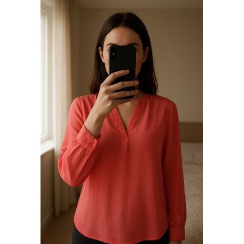 Blouse Body Flirt En Polyester Corail T40