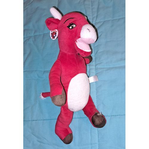 Peluche vache qui rit rouge et blanc 30 cm collection publicitaire doudou enfant adulte rare vintage déco - Envoi très RAPIDE et SOIGNE.