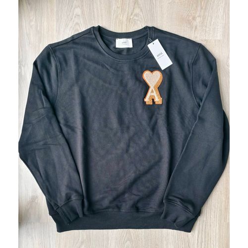 Sweat Noir Ami Paris Taille Xl