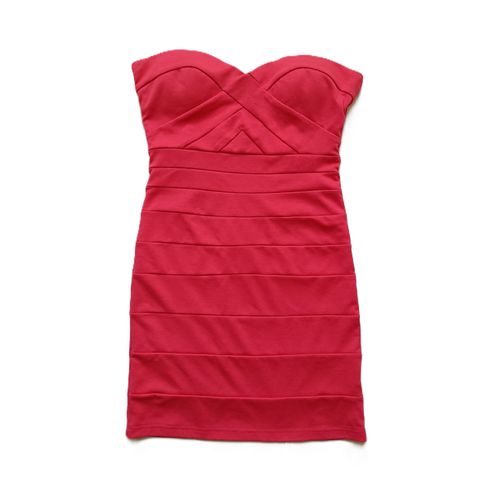 Robe Bustier Rouge. Tally Weijl. Taille 38