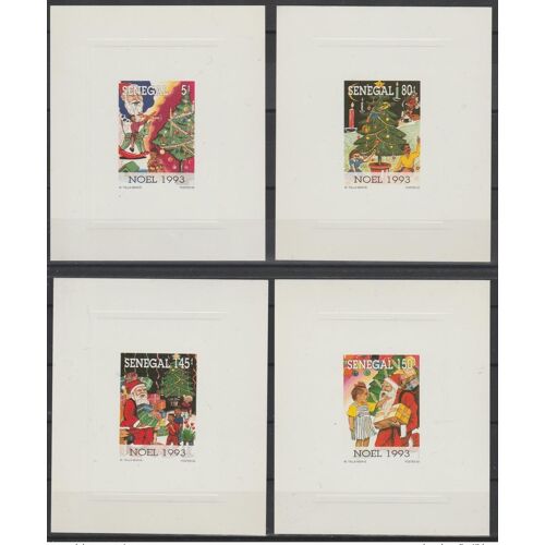 Senegal 1993 Mi. 1272 - 1275 Epreuve De Luxe Proof Noel Weihnachten Christmas Natal Navidad