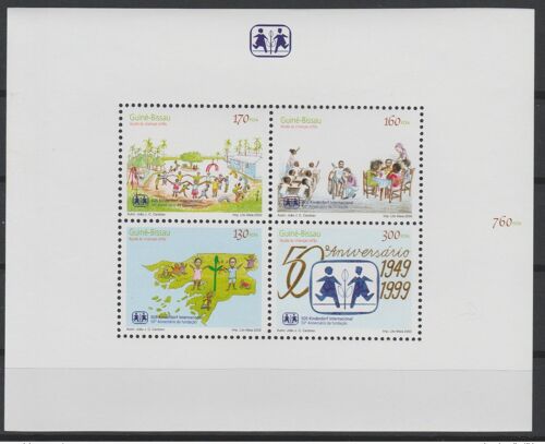 Guine-Bissau Guinea Guinee 2000 Mi. Bl. 302 Sos Kinderdorf Village D'enfants 50 Ans Jahre Years Mnh**