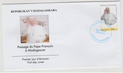 Madagascar Madagaskar 2019 Fdc 1er Jour Mi. 2716 Pape Francois Pope Francis Papst Franziskus