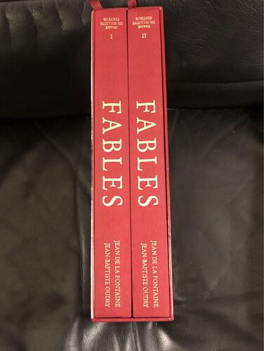 Fables Par Jean De La Fontaine, 2 Tomes Sous Emboîtage ,Illustrations  De J B Oudry