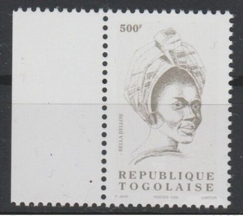 Togo 1998 - Mi. 2857 Serie Courante Bella Bellow 500 F Mnh**