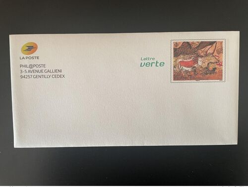 Pap France 2019 / 2020 Lettre Verte Grotte De Lascaux Dordogne Philaposte Phil@Poste Usage Interne Neuf Rare