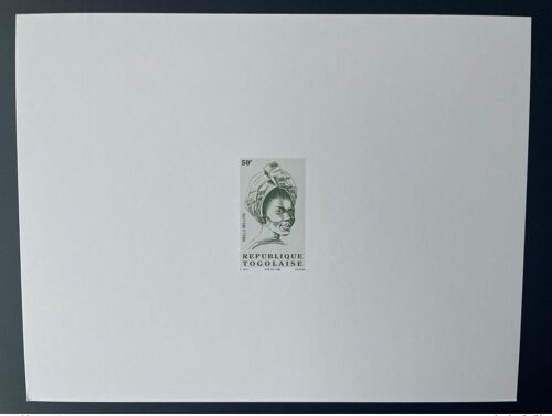 Togo 1998 Epreuve De Luxe Proof Mi. 2846 Serie Courante Bella Bellow 50 F Mnh