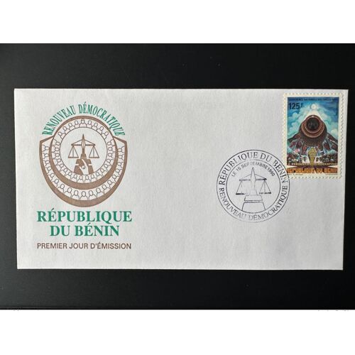 Benin 1990 Mi. 504 Fdc 1er Jour Le Renouveau Democratique Conference Nationale Des Forces Vives