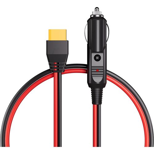 Aferiy Câble De Charge Pour Voiture Avec Allume-Cigare Vers Xt90, 3 Mètres, 14awg(2mm²), Rouge Et Noir