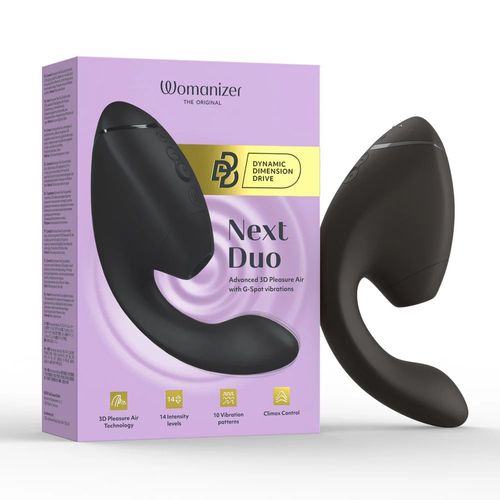 Stimulateur Next Duo Noir - Womanizer - Noir
