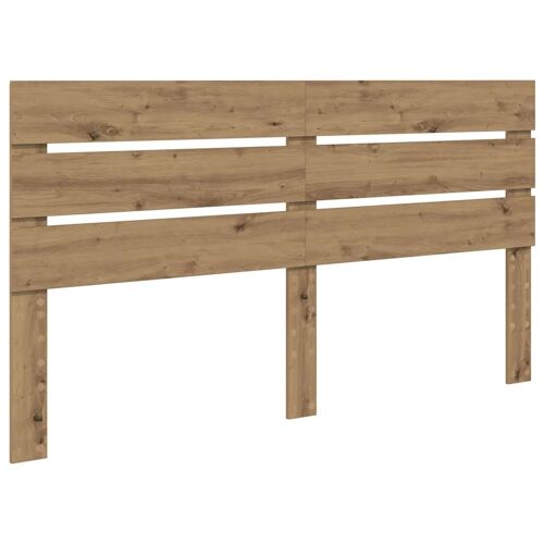 vidaXL Tête de lit Chêne artisanal 160 cm Bois d'ingénierie