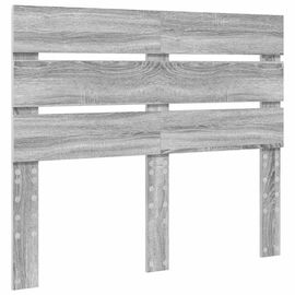 vidaXL Tête de lit Gris Sonoma 120 cm Bois d'ingénierie