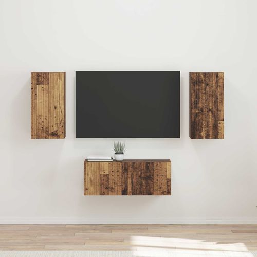 vidaXL Ensemble meuble TV 6 pcs Bois ancien Bois d'ingénierie