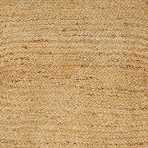 Vidaxl Tapis Naturel Et Noir 300 X 300 Cm Jute