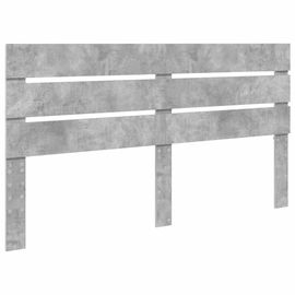 vidaXL Tête de lit Gris béton 200 cm Bois d'ingénierie