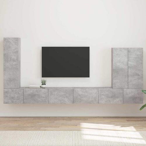 vidaXL 6 pcs Gris béton