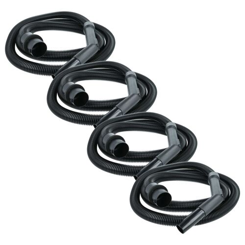 vhbw 4x Tuyau compatible avec Kärcher NT 773, NT 800, NT 801, NT 802, NT 993, NT 701, NT 702, NT 720 aspirateurs - 3 m