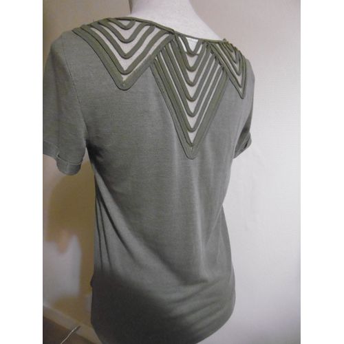 Vila Tee Shirt Kaki T 36