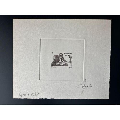 France 2013 Yt 4754 Epreuve D'artiste Etat Proof Jacques Baumel Homme Politique