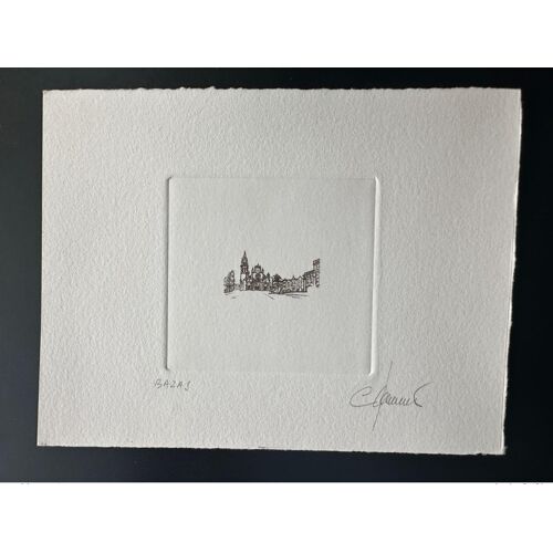 France 2014 Yt 4838 Epreuve D'artiste Etat Proof Chemins Saint-Jacques-De-Compostelle Cathedrale De Bazas