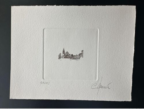 France 2014 Yt 4838 Epreuve D'artiste Etat Proof Chemins Saint-Jacques-De-Compostelle Cathedrale De Bazas