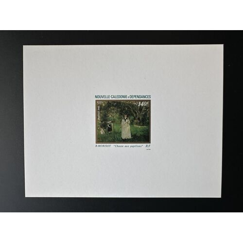 Nouvelle-Caledonie 1986 Yt 530 Epreuve De Luxe Proof Berthe Morisot Chasse Aux Papillons Painting Art Butterfly