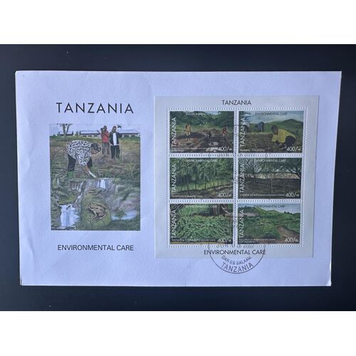 Tanzania 2007 Mi. 4481 - 4486 Fdc 1er Jour Environmental Care Frog Grenouille Frosch