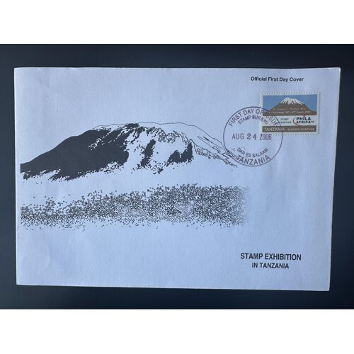 Tanzania 2006 Mi. 4411 Fdc 1er Jour Stamp Exhibition Phila Africa Mountain Berg Montagne