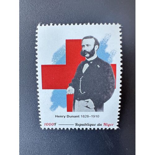 Niger 2023 Mi. ? Personalized Henri Henry Dunant Red Cross Croix Rouge Rotes Kreuz Stamp