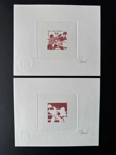 Saint-Pierre Et Miquelon 1996 Yt 625 Epreuve D'artiste Proof Boxe Boxing Sport Combat Ring Match Championnat Boxeur